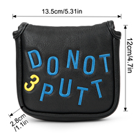 Housse de putter de golf en cuir PU avec fermeture magnétique forte, imperméable, pour tête de putter de golf