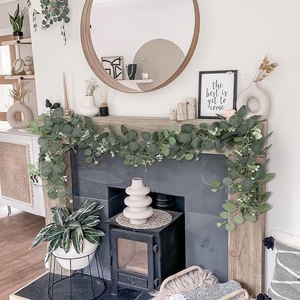 Chaise fleur Plantes artificielles Real Touch Eucalyptus Vignes Intérieur <span class=keywords><strong>Extérieur</strong></span> Jardin Décorations Gris Greenry Eucalyptus Guirlande - Product Image 6