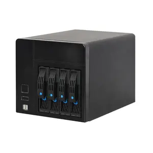 High Quality 4 Bays MINI-ITX NAS Storage Server Chassis For Home Storage data cloud nas Server