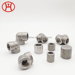 ASME b16.11 ASTM/ASME A/SA 105(N) Phụ Kiện ren ống thép carbon phụ nữ khuỷu tay TEE khớp nối chéo núm vú - Product Image 3