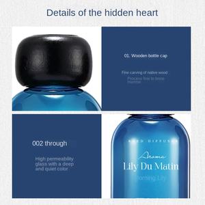 Bestseller OMJ Lily <span class=keywords><strong>Du</strong></span> Matin Diffuseur à bâtonnets 110ml Stock personnalisable Parfum floral - Longue durée Unisexe Style moderne (30 - Product Image 4