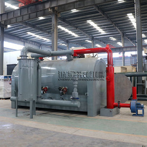 Fourneau de carbonisation horizontal sans fumée pour bûches de bois, ligne complète de production de blocs de charbon de bois pour barbecue - Product Image 3