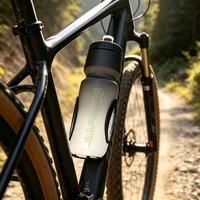 Bouteille d'eau de vélo personnalisée avec logo, 720 ml, sans BPA, réutilisable, en PP de qualité alimentaire, anti-fuite, sportive, écologique, avec couvercle push-pull, pour le cyclisme