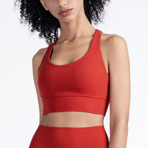 Logotipo personalizado Entrenamiento Ropa atlética Mujeres Sujetador deportivo de alto impacto Gimnasio Yoga Sujetador Tallas grandes Sujetador cruzado - Product Image 5