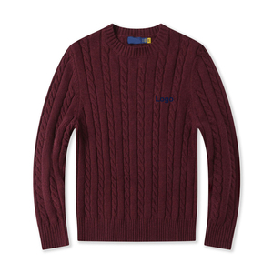 Nuovo 2026: Maglione da <span class=keywords><strong>Uomo</strong></span> in Acrilico 100% con Logo Personalizzato, Certificato GRS, Slim-fit, Stile Old Money con Motivo <span class=keywords><strong>a</strong></span> Trecce, MOQ 100 Pezzi - Product Image 3