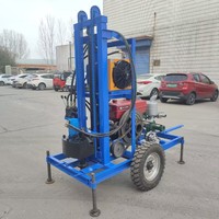 Foreuse de puits d'eau diesel YD180 35 CV, profondeur max. 150 m, mobilité sur chenilles, moteur EPA pour roches dures