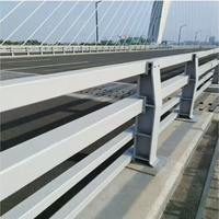 Q235 Puente galvanizado Barandilla Río Engrosamiento Anticolisión Barandilla Puente de aleación de aluminio Barandilla