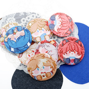 Tùy chỉnh sang trọng tinplate nút Huy hiệu tên Kim Loại tin Pin bán buôn logo in Offset - Product Image 1