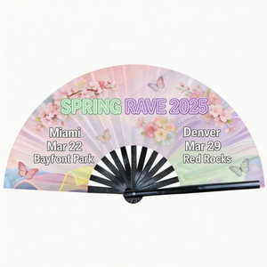 Abanico Plegable de Papel de Alta Calidad, Impresión a Doble Cara, con Efecto de Estampado en Dorado, Logotipo Personalizado para Promoción de Marca - Product Image 1