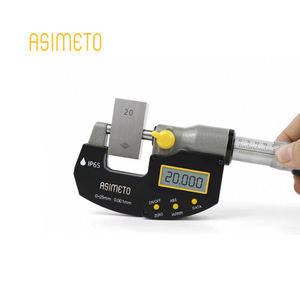 Asimeto IP65 Digitale Buitenmicrometer Resolutie 0,0005 mm (0,001 mm) Buitenmicrometer Met Dubbele Ratelstop - Product Image 1