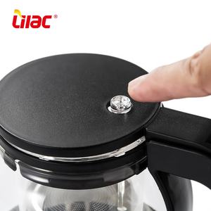 Lilas Bsci Lfgb 880ml + 150ml * 4 théière en verre théière et tasse inhabituelles combinées service à thé en verre semi-automatique - Product Image 2