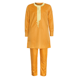 H & D <span class=keywords><strong>abiti</strong></span> tradizionali caldi 2 pezzi ultimo disegno vestito africano abbigliamento da <span class=keywords><strong>uomo</strong></span> in grande fabbrica - Product Image 3