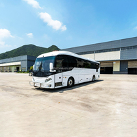 Prix bas 12m conduite à droite autocar de tourisme électrique de luxe 57 places Bus avec AC automatique pur électrique nouveau modèle en vente