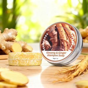 <span class=keywords><strong>Savon</strong></span> Solide Naturel OEM à l'Extrait de Ginseng et de Gingembre, Anti-Pelliculaire, Nourrissant le Cuir Chevelu, Base de <span class=keywords><strong>Savon</strong></span> à la Glycérine, <span class=keywords><strong>Savon</strong></span> Fait Main - Product Image 1