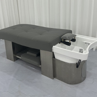 Chaise de lavage de salon de coiffure Yapin en gros, personnalisable, avec repose-tête, spa capillaire, circulation d'eau, lit de massage thaïlandais, shampooing