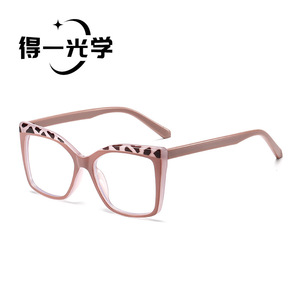 แว่นตา De Yi Optics ทรงแคทอาย กรอบพลาสติก ป้องกันแสงสีฟ้า สำหรับอ่านหนังสือ 男女兼用 - Product Image 5
