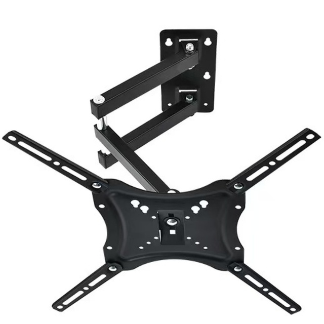 Wholesale 180-degree Rotation Heavy-Duty TV Bracket Cold Rolled Steel Black TV Wall Mounts for 26-55 Inches