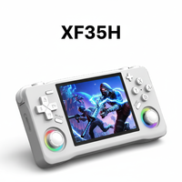 Console de jeu portable XF35H WiFi, lecteur en ligne, rétro, Linux, plus de 30 émulateurs, arcade, joystick RGB, 640x480, 4000mAh, 1 Go + 8 Go, sans écran tactile