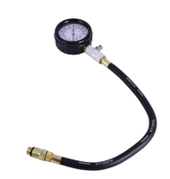 Kit de testeur de fuite de cylindre de moteur professionnel, détecteur de fuite à double jauge, outil de diagnostic pour moteur à essence automobile