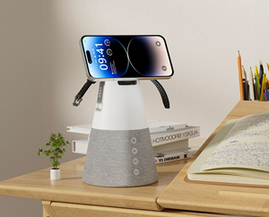 Estación de Carga Inalámbrica Multifuncional de Tendencia 2026, <span class=keywords><strong>Altavoz</strong></span> de Audio Envolvente de 10 W con Luz Nocturna Cálida para el Hogar y la Oficina - Product Image 6