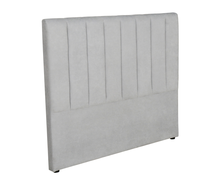 Headboard Furnitur Hotel Berlapis Kain, Linen Prancis, Ukuran Double Queen, Berlapis Beludru Hijau