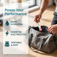 Qbioflex Nutrition Sportive Poudre d'Électrolytes Sans Sucre Minéraux Équilibrés Hydratation Stable et Continue