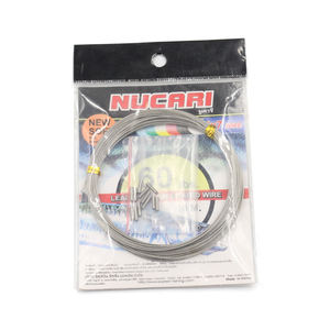 Haute qualité 10m 60LBS <span class=keywords><strong>brochet</strong></span> pêche Leader plate-forme <span class=keywords><strong>fil</strong></span> en acier inoxydable avec manchon flottant pour rivière lac ruisseau pêche - Product Image 6