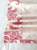 Ensemble de draps plats en coton 100% 300TC, tissu naturel écologique, soyeux et lisse, style bohème, imprimé