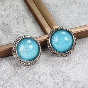 Multi Colors High Quality Wholesale Fancy Starry Candy Style <strong>Shank</strong> Sewing Fur Coat Sew-on <strong>Glass</strong> <strong>Buttons</strong> for Clothes Decorative - Product Image 2