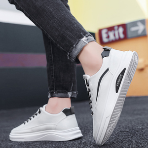 Groothandel Custom Hoge Kwaliteit Heren Luxe Pu Lederen Casual Schoenen Comfortabele Lichtgewicht Goedkope Heren Sneakers Heren Schoenen - Product Image 2