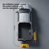 150psi Car Air Pump Portable Digital Display Illuminated Smart Tire Pressure Inflator Double Cylinder DC 12V Tire Inflators