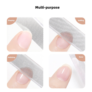 Lime à ongles en verre nano, lavable, réutilisable, légère, portable, 90 mm, pour manucure, pour ongles naturels et artificiels - Product Image 2