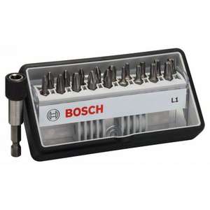 Bosch-2607002567สายที่แข็งแกร่ง L PH/pz/t ชุดดอกไขควงรุ่นแข็งพิเศษ (19ชิ้น) แทรกสำหรับสกรู - Product Image 1