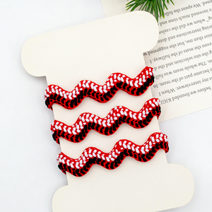 Cinta Decorativa Ecológica Gordon de 8CM con Diseño Zig Zag, 100 Metros por Rollo, Costura Colorida para Empaque de Regalos y Venta al por Menor - Product Image 6