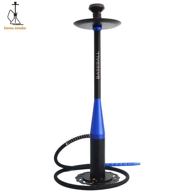 Wholesale Baseball Hookah New Novelty Design Shisha Aluminum Material Hot Fashion Chicha Nargile Smoking Pipe