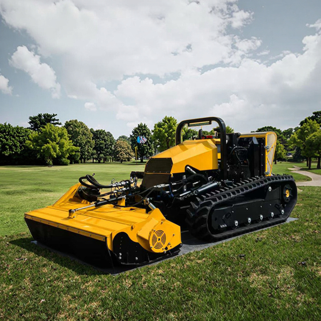 CE EPA Large Diesel Remote Control Lawn Mower Farm All-Terrain Robotic Mower Garden Heavy-Duty Golf Course Remote Mower Cutter