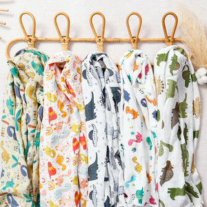 קנגובי במבוק תינוק אורגני מקבל שמיכה לנשימה נשמת ילוד ילדים קיץ שמיכה - Product Image 4