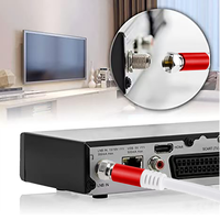 Cable Coaxial RG6 de 3FT/6FT con Conector Tipo F, Revestimiento de PVC, para HDTV, Internet de Alta Velocidad, TV Digital y Satélite