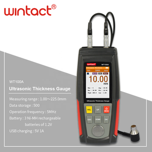 Wintact wt100a siêu âm đo độ dày Meter Tester pin kỹ thuật số chiều rộng Dụng cụ đo siêu âm đo độ dày - Product Image 2