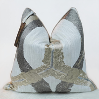 Romantique français Jacquard Satin armure taie d'oreiller pour canapé en gros housses de coussin décor à la maison