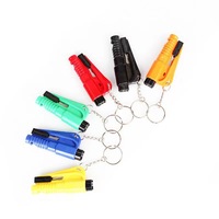 Porte-clés promotionnel en gros pour outil de secours automobile, cadeau de sécurité automobile personnalisé pour les compagnies d'assurance et les concessionnaires automobiles