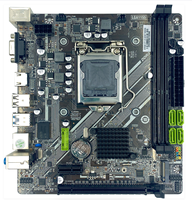 Carte mère H61 LGA1155 Core I7 pour ordinateur de bureau, DDR3 16 Go, fonctionnement stable pour une utilisation de base au bureau, à la maison ou pour la création d'un PC