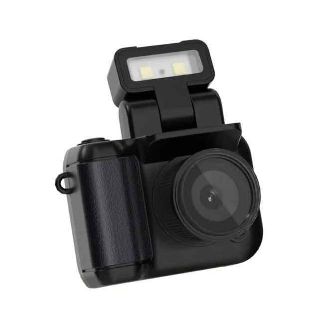 Y4000 Portable Video Recorder HD 1080P Mini Camcorder LCD Screen Flash Lamp Battery Dock Ultra Compact Retro Style CMOS Imaging