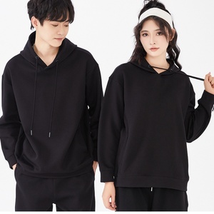 เสื้อฮู้ดดี้ผู้ชายแบบหนา 330 กรัม รุ่นฤดูใบไม้ร่วง สีพื้น ปักลายทันสมัย ทรงหลวม ไหล่ตก แขนยาว - Product Image 6