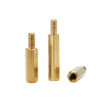 Vis à tête hexagonale simple ZC M8 en laiton/acier avec rondelle plate, pilier d'isolation en acier pour carte mère d'ordinateur 14mm (partiellement)
