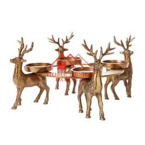 Centres de table de mariage décor meilleur vendeur bougeoir en fer galvanisé avec verre votif - Product Image 2