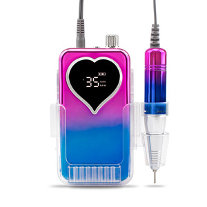 Perceuse à ongles électrique sans fil 45W, 35000 tr/min, rechargeable, portable, rose, pour manucure et pédicure, machine à limer pour salon, kit de perceuse à ongles - Product Image 4