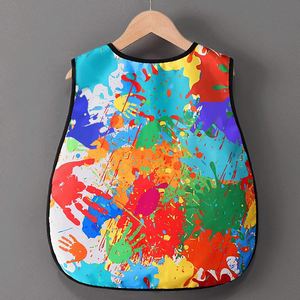 Chaleco con Logotipo Personalizado y Delantal Impermeable con Mangas para Estudiantes de Jardín de Infancia, Publicidad, Capacitación, Actividades Escolares - Product Image 4