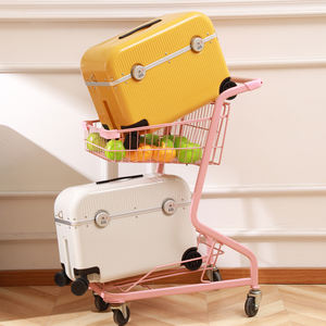 תיק נסיעות ילדים אופנתיים מטען 20 אינץ '-על מזוודה טרולי עם רוכסן נעילה עמיד למים - Product Image 4