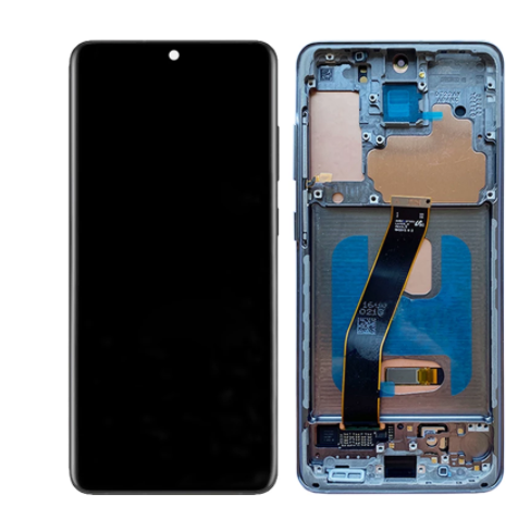 OLED Lcd Assembly Touch Screen with Frame for samsung Galaxy S20 G980F G980F/DS S20 Plus G985F Lcd with Frame